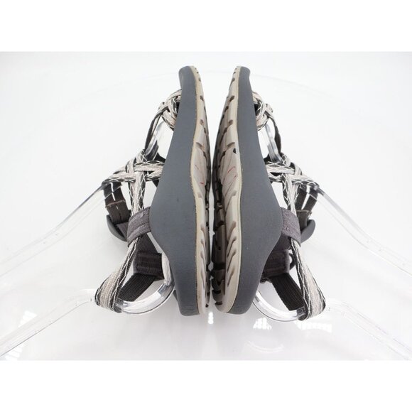 Chaco Women ZX/2 Sandal Sz 7 Outdoor Hike Black Gray Strappy Thong Adjustable - Picture 9 of 12